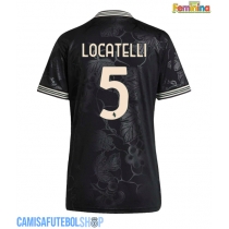 Camisa de time de futebol Juventus Manuel Locatelli #5 Replicas 3º Equipamento Feminina 2025-26 Manga Curta